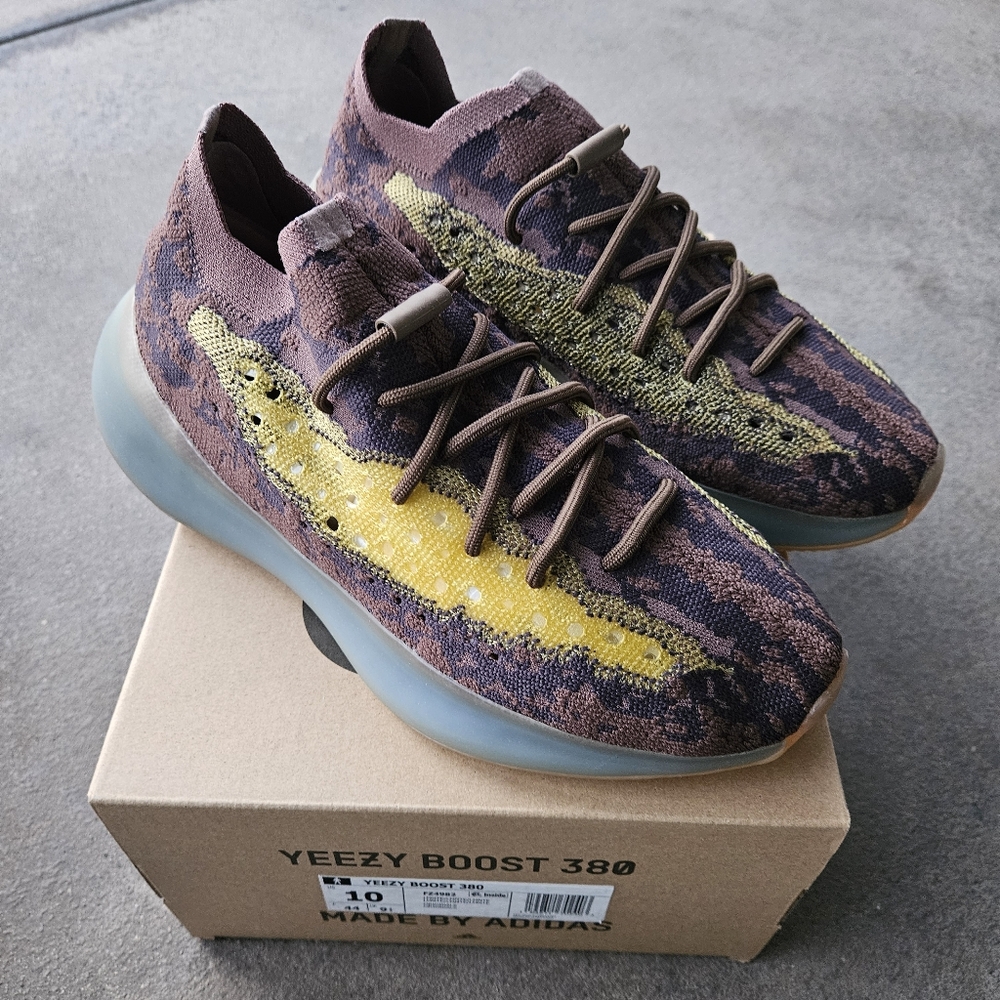 NWT Adidas Yeezy Boost 380 Slip On Sneaker-Running Shoe Lmnte FZ4982